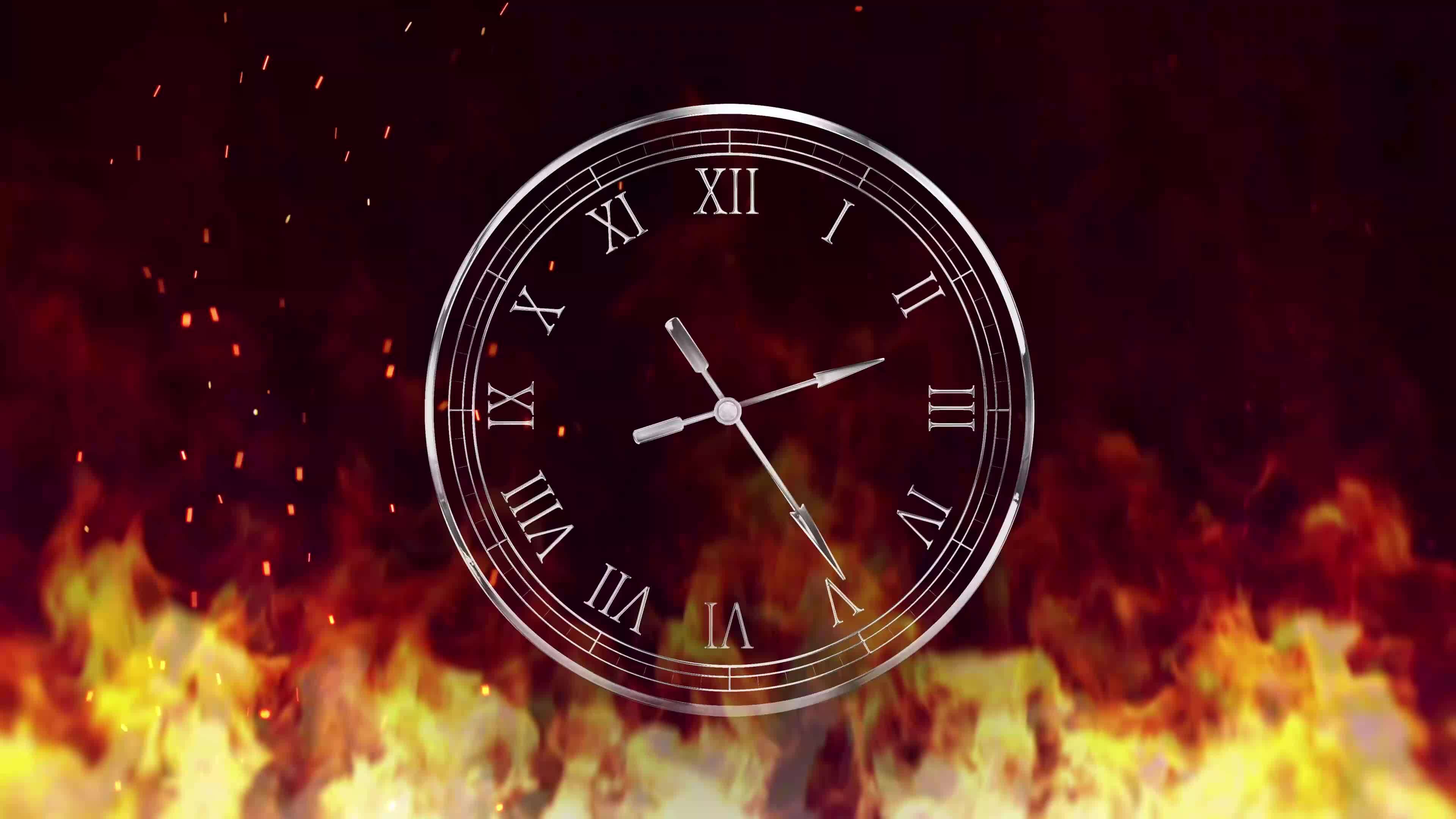 Clock rotate timelapse 30241673 Stock Video at Vecteezy