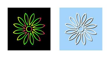 Unique Flower Vector Icon