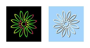 Unique Flower Vector Icon