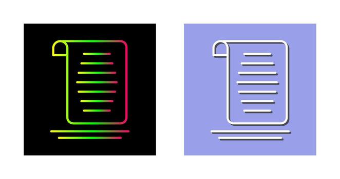 icono de vector de documento