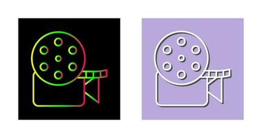 Unique Video Reel Vector Icon