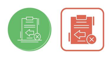 Return Failed Vector Icon