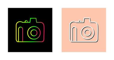 Unique DSLR Camera Vector Icon