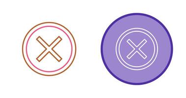 Do Not Cross Vector Icon