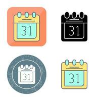 Calendar Vector Icon