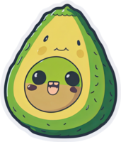 ai generativo - carino frutta cartone animato png