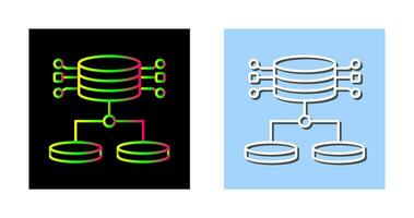 icono de vector de datos estructurados