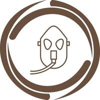 Unique Oxygen Mask Vector Icon