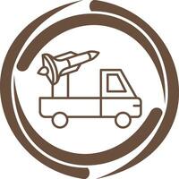 Missile Truck Vector Icon