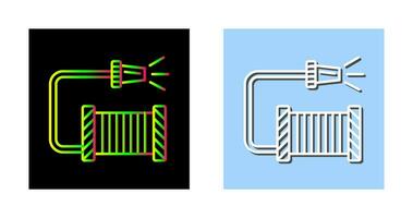 icono de vector de manguera de agua