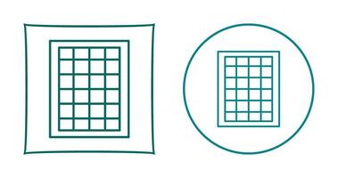 Table of Rates Vector Icon