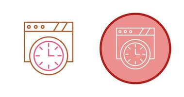 Wall Clock Vector Icon