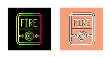 Fire Button Vector Icon