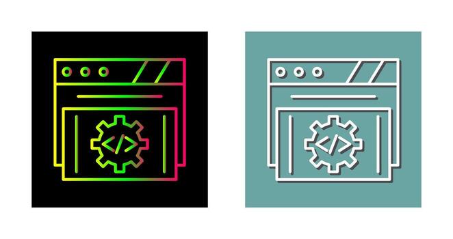 icono de vector de desarrollo