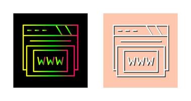 Www Vector Icon