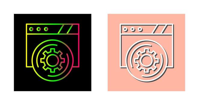 icono de vector de configuración