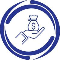 Wage Vector Icon