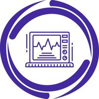 Ekg Monitor Vector Icon