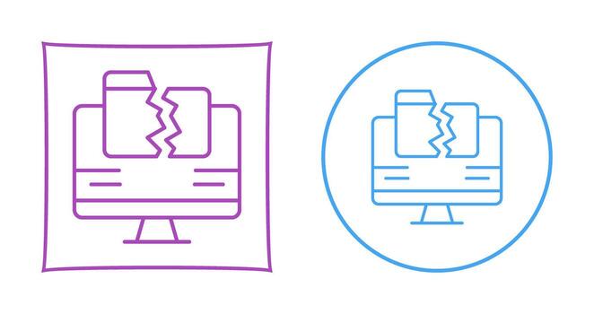 Data Loss Vector Icon