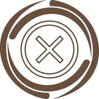 Do Not Cross Vector Icon