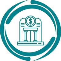 icono de vector de banco