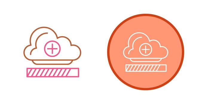 icono de vector de carga