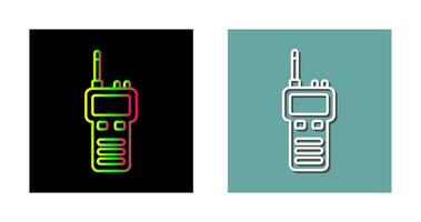 icono de vector de walki talkie