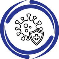 icono de vector de protección médica