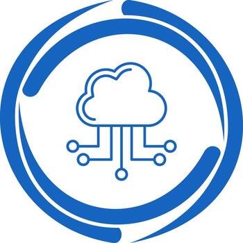 Cloud Computing Vector Icon
