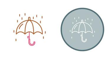 Raining Vector Icon