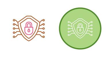 Cyber Security Vector Icon