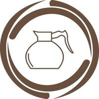 icono de vector de cafetera