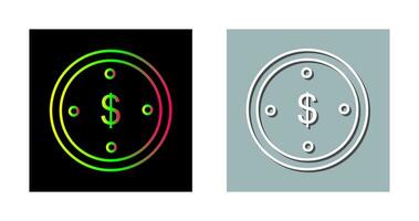icono de vector de moneda de dólar