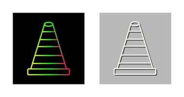 icono de vector de cono