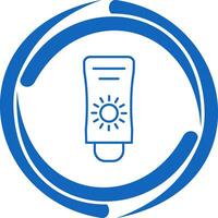 Sun Cream Vector Icon