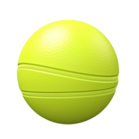 3d tennis ball ai generative png