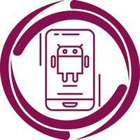 icono de vector de Android