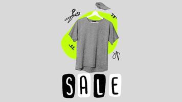 sale for your product in grey background video