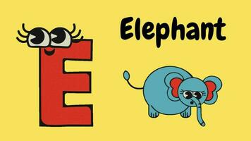 imparare alfabeto con animale figura video