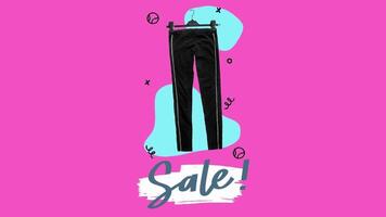sale for your product in pink background video
