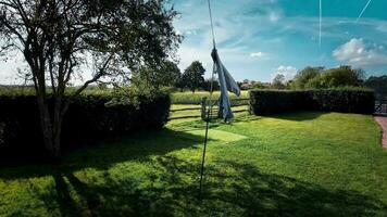 Sunny Day Laundry Freshly Hung Clothes on the Line video