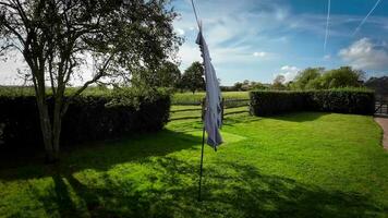 Sunny Day Laundry Freshly Hung Clothes on the Line video