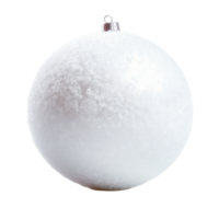 Natal bola de neve inverno conceito ai generativo png