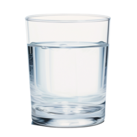 Glas von Wasser ai generativ png