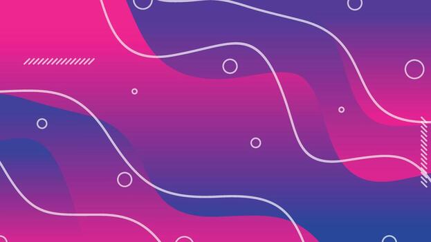 Purple and red gradient dynamic fluid shapes abstract background vector