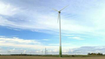 Wind turbine in the field PAL version video