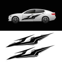 car wrap sticker design vector. car modification stickers vector