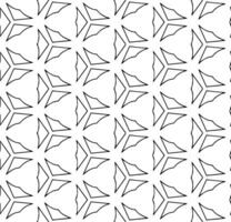 Black and white seamless abstract pattern. Background and backdrop. Grayscale ornamental design. Mosaic ornaments. Vector graphic illustration.