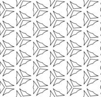 Black and white seamless abstract pattern. Background and backdrop. Grayscale ornamental design. Mosaic ornaments. Vector graphic illustration.