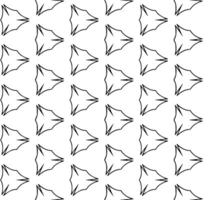 Black and white seamless abstract pattern. Background and backdrop. Grayscale ornamental design. Mosaic ornaments. Vector graphic illustration.